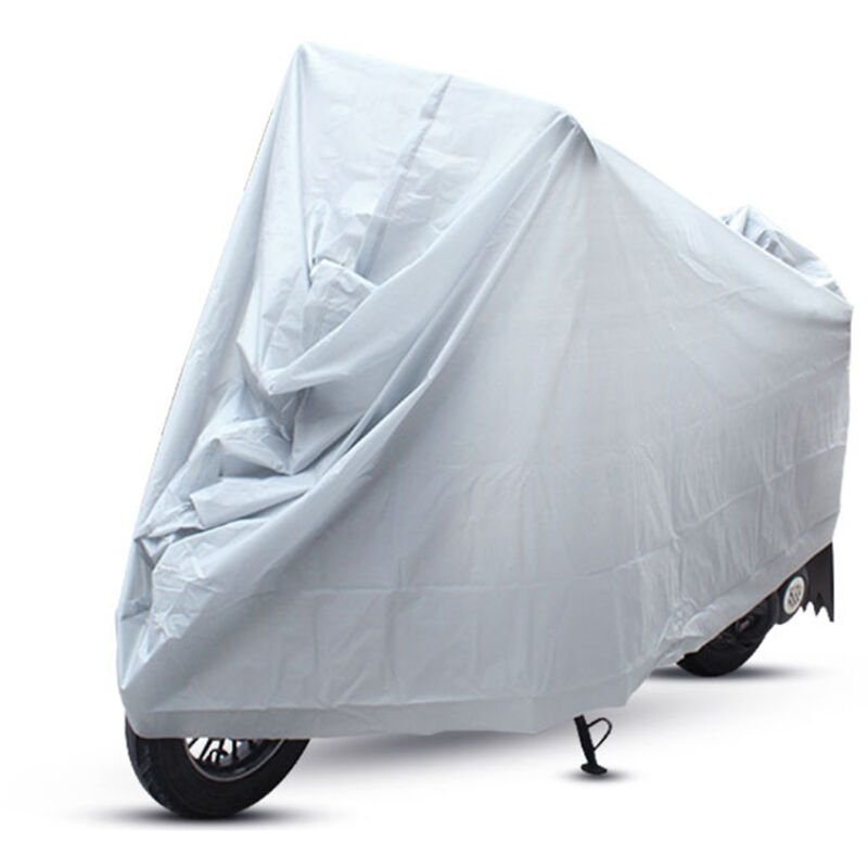 Bâche De Moto Imperméable Anti-poussière Taille Xl - Housse De Protection Tout Temps Pour Scooter Et Vélo Électrique