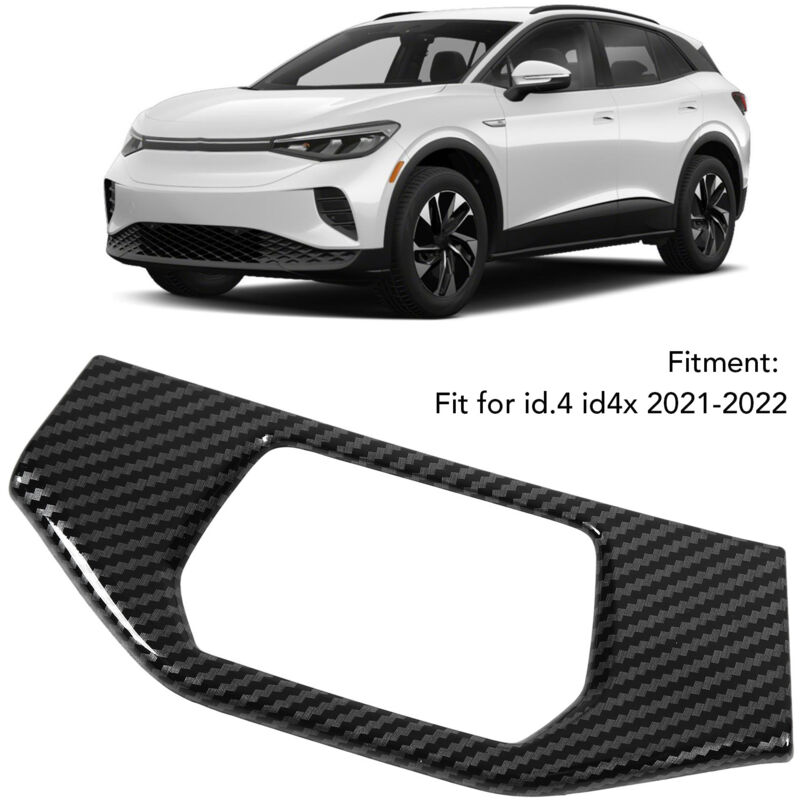 Pare-phare Réglage Cache Commutateur En Fibre De Carbone Pour Volkswagen Id.4 / Id.4x 2021-2022 Enjoliveur Adhésif Protection
