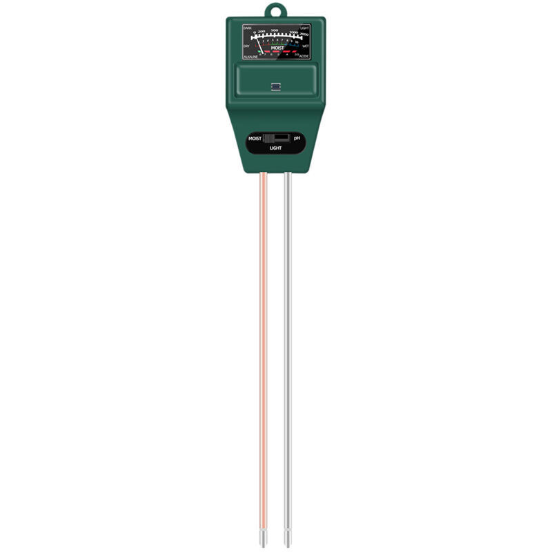 (29 × 5 × 3,8 Cm) (grün) Boden-ph-meter