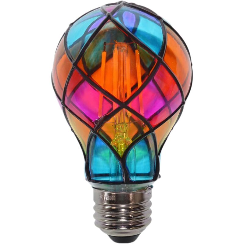 Led-glühbirnen Mit Buntglas-effekt, E26, 4 W, 120 V, Farbige Fassung – Ambientebeleuchtung