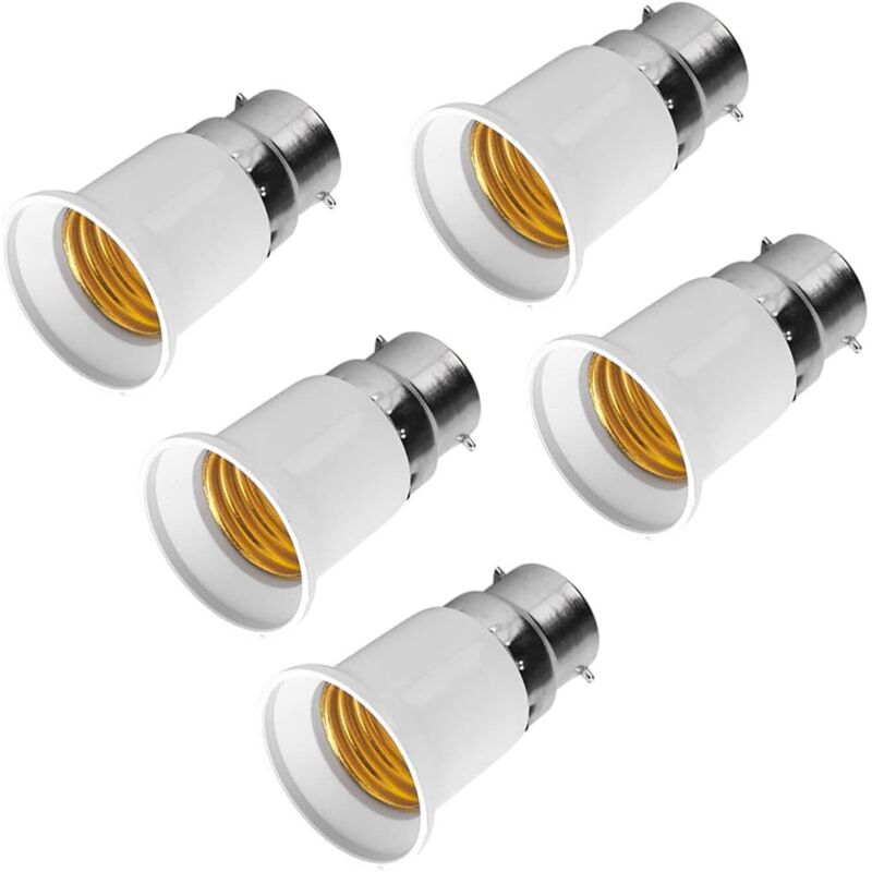 5-teiliger E27-auf-b22-sockeladapter