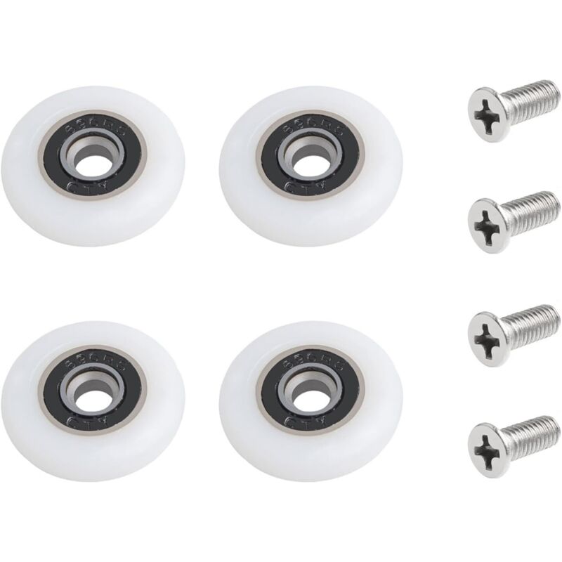 4-teiliges Duschtürrollenset