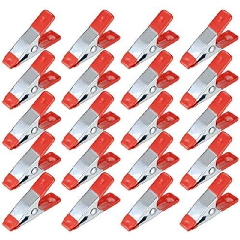 20 Stück Metallfederclips