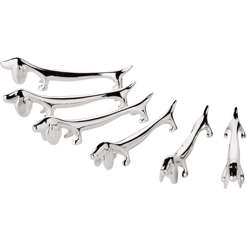 Set Mit 6 Messerbank-hunden