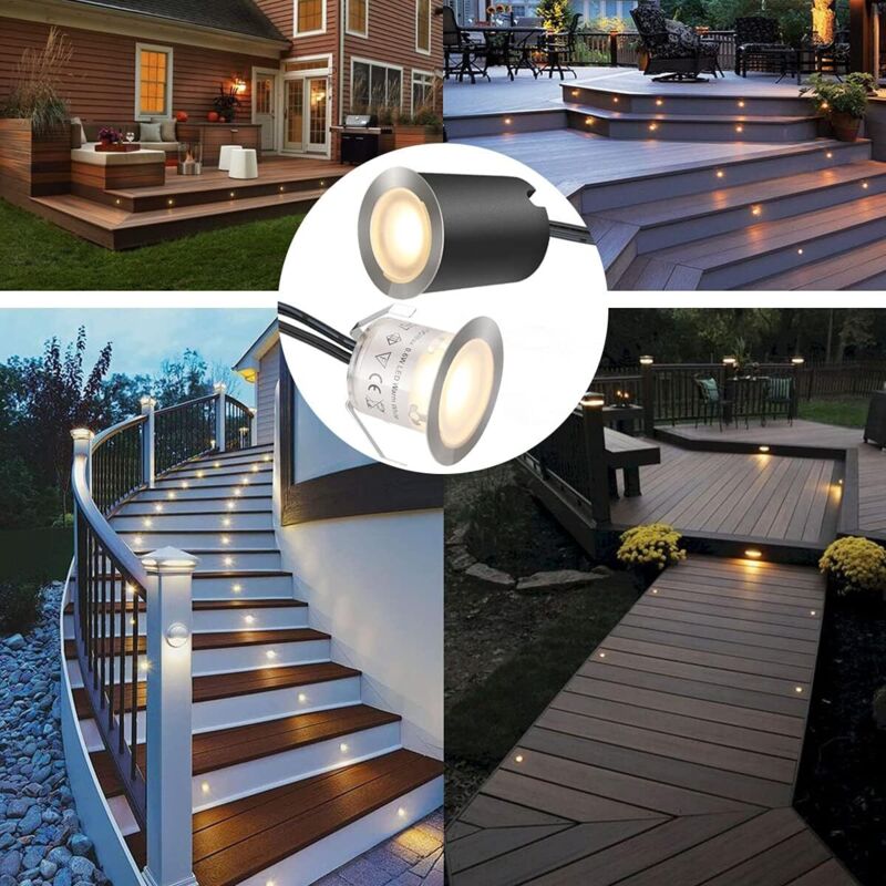 Oimg Kits D'Éclairage Led Encastrés Avec Coque De Protection Φ32 Mm