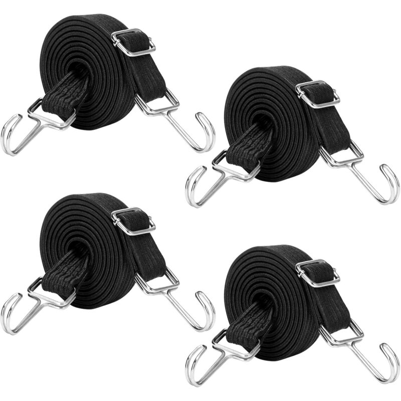 4 Stück Gummiseile Mit Haken