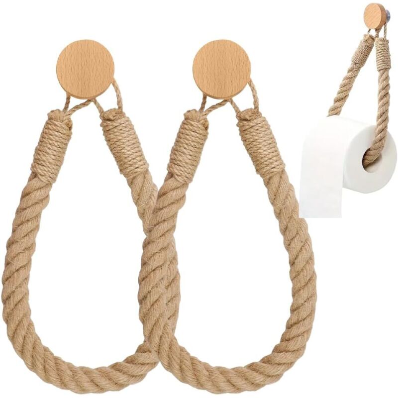 2 Stück Selbstklebende Toilettenpapierrollenhalter