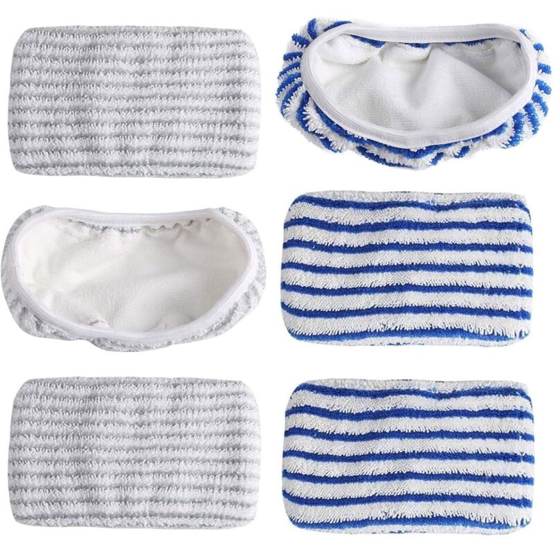 6 Ersatz-wischmopppads Für Rowenta Clean & Steam Zr005801/ry7/ry8