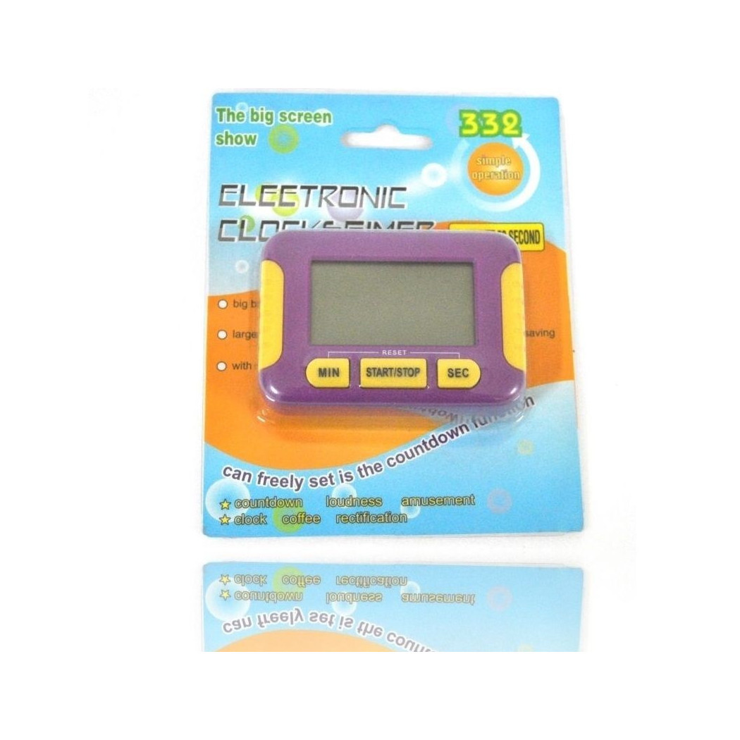 Trade Shop Traesio - Trade Shop - Elektronischer Timer Elektronischer Uhrtimer 332 Küchentimer Magnet -