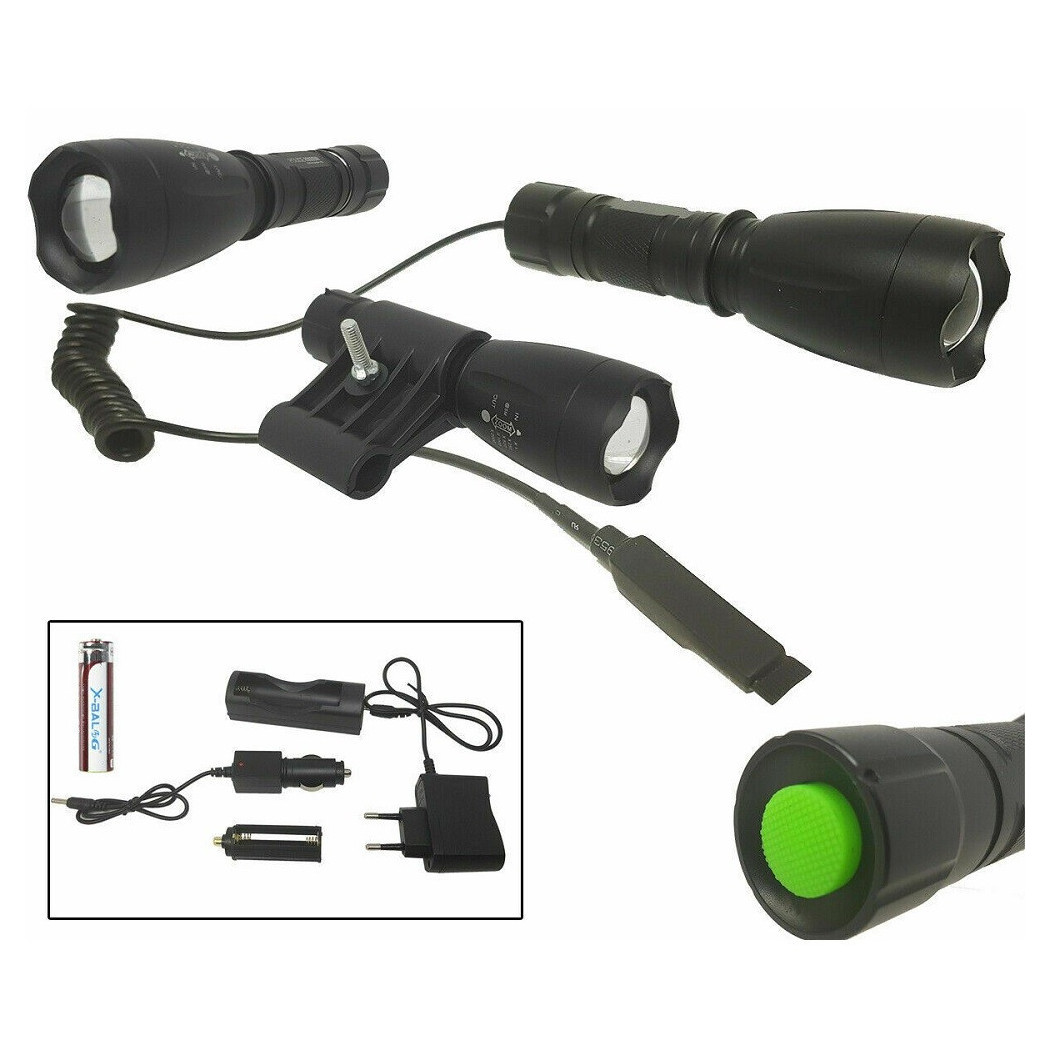 Polizei Wiederaufladbare Led-taschenlampe Mit Fernbedienung Gewehr-aufsatz Bl-q1891