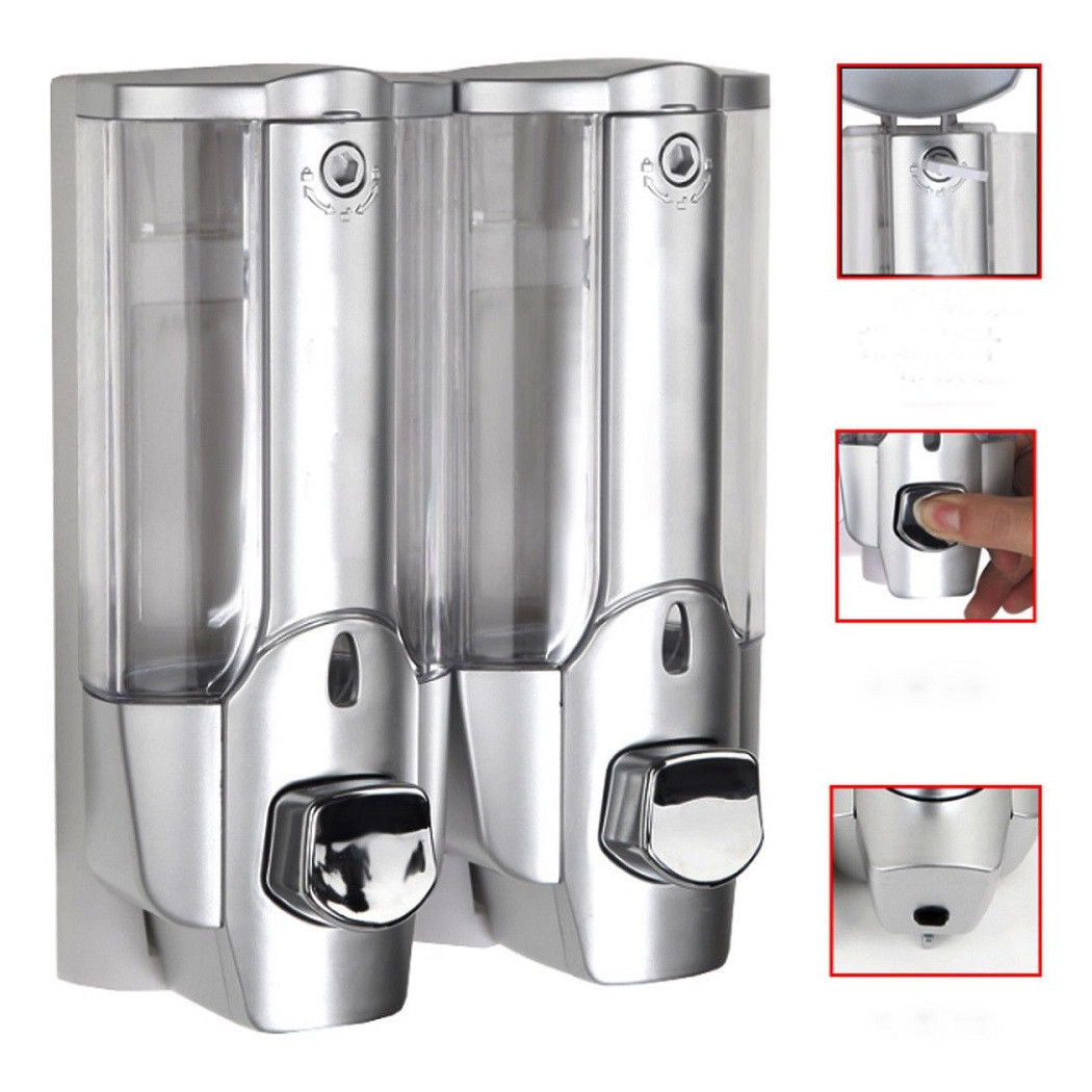 Doppelter Handseifenspender Professioneller Wandspender 700 Ml