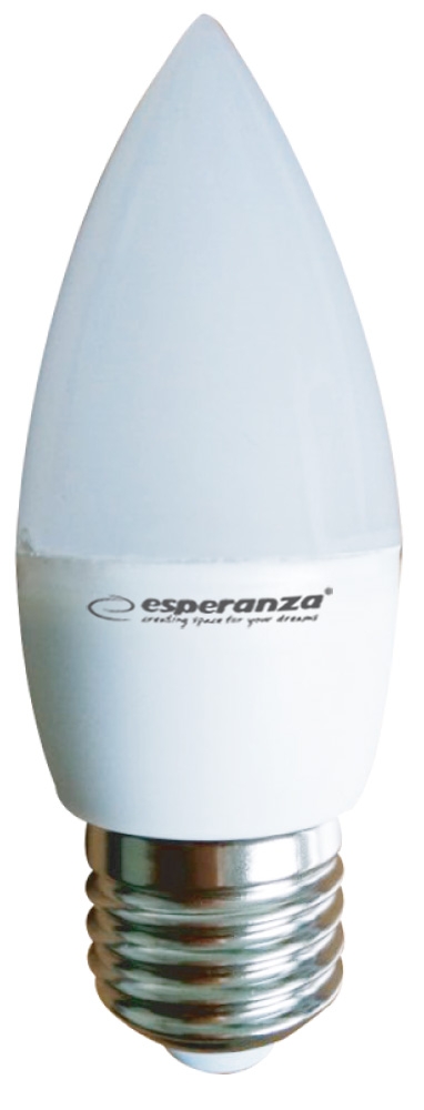 Ell147 Led-lampe C37 E27 6w Esperanza Warmweiß 3000k