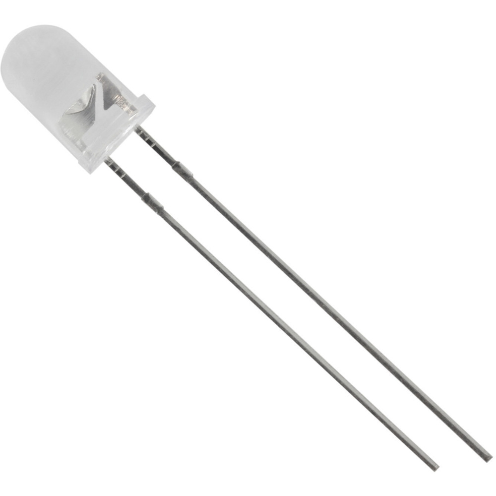 1573729 Led Bedrahtet Blau Rund 5 Mm 3100 Mcd 40 ° 20 Ma 3.2 V - Tru Components