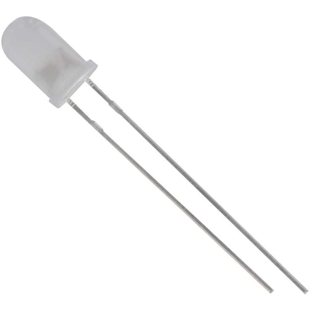 1573751 Led Bedrahtet Weiß Rund 5 Mm 1800 Mcd 50 ° 20 Ma 3.1 V - Tru Components