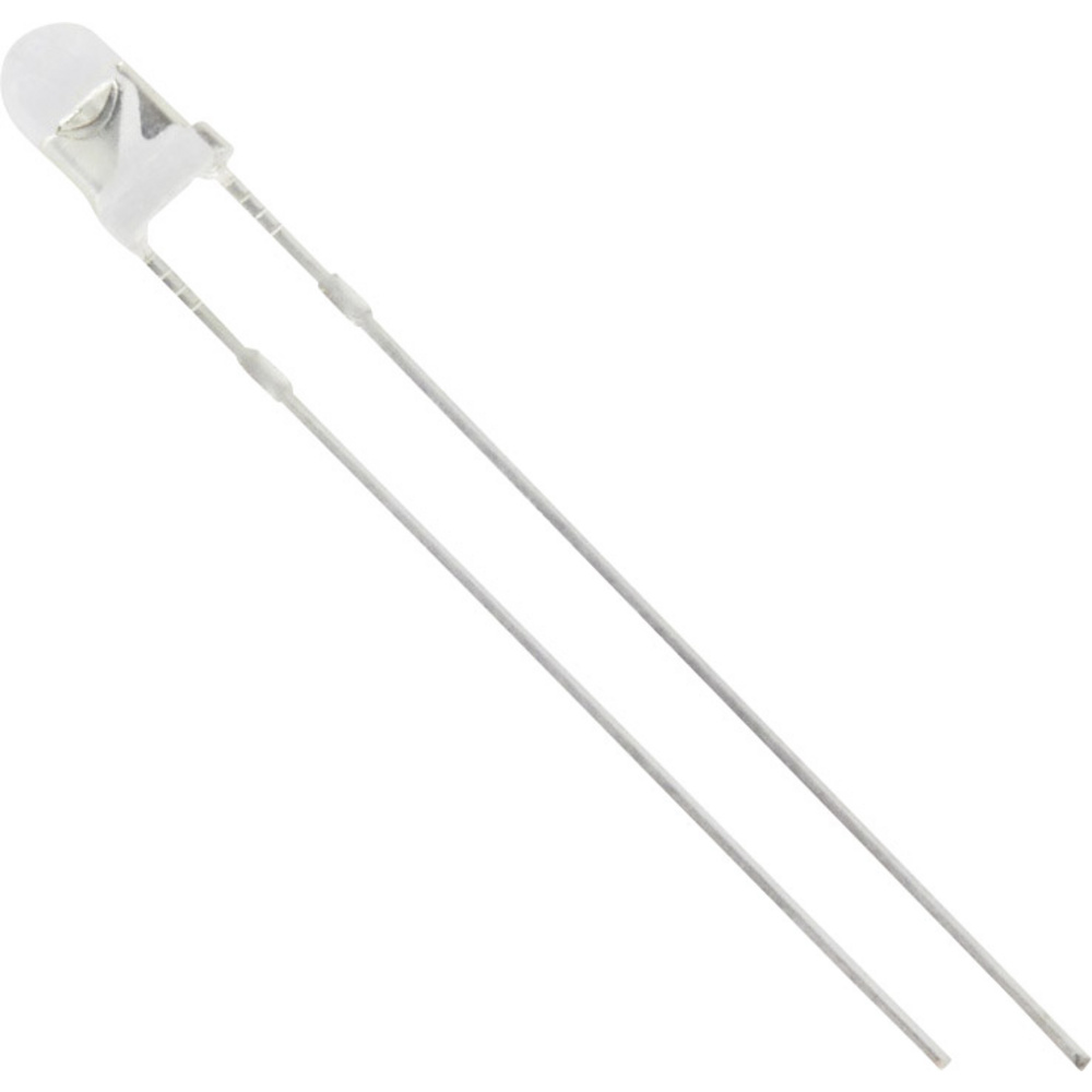 1577307 Led Bedrahtet Rot Rund 3 Mm 4000 Mcd 40 ° 20 Ma - Tru Components