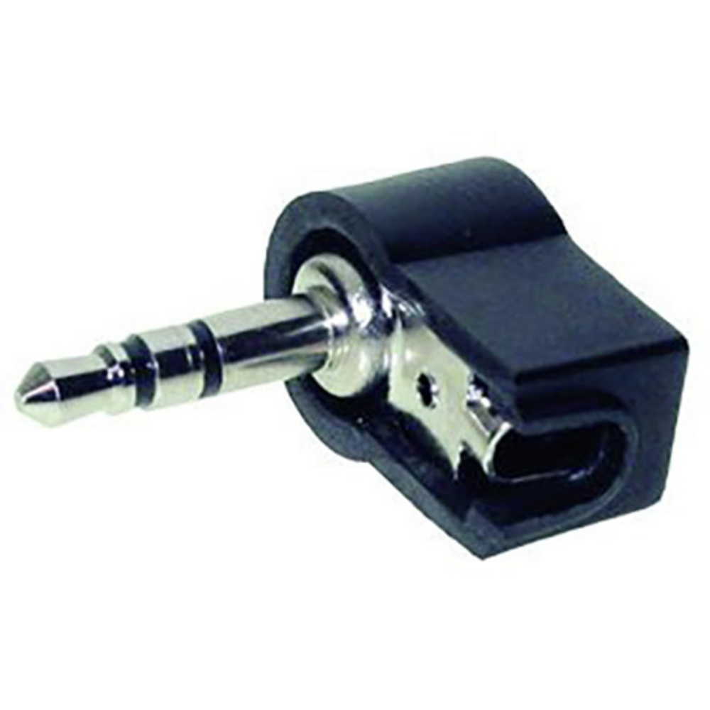Tru Components 1559795 Klinken-steckverbinder 3.5 Mm Stecker, Gewinkelt Polzahl: 3 Stereo Schwarz 1