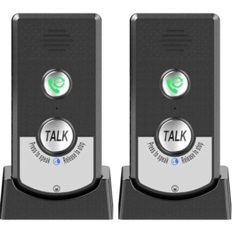 Lot De 2 Interphones Sans Fil Pour La Maison, Appelant Bidirectionnel, Interphone Vocal Portable Sans Fil Ultra Longue Distance Pour Personnes Âgées, Communication De Pièce À Pièce,sonnerie D'Appel,de