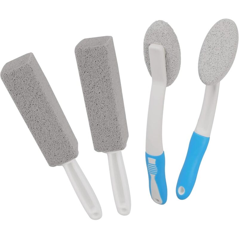 4-teiliges Set Bimsstein-toilettenbürsten Mit Griff Zur Reinigung Von Badezimmer, Toilette, Schwimmbad Und Kochfeld