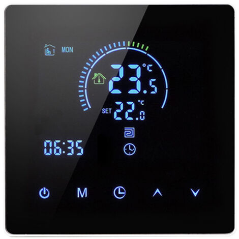 – Programmierbarer 3a-heizkesselthermostat – 90–240 V Wechselstromversorgung – Smart-home-kompatibel – Einfache Installation
