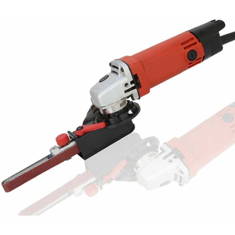 Bandschleifer Für Winkelschleifer 115/125 Mm + 3 Schleifbänder, Enlé