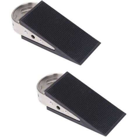 Türstopper Und Türkeil, Türkeil, 2er-pack Türstopper, Türkeil Aus Gummi Für Den Boden, Rutschfester Türstopper, Robuster Türstopper Für Zuhause Und Büro