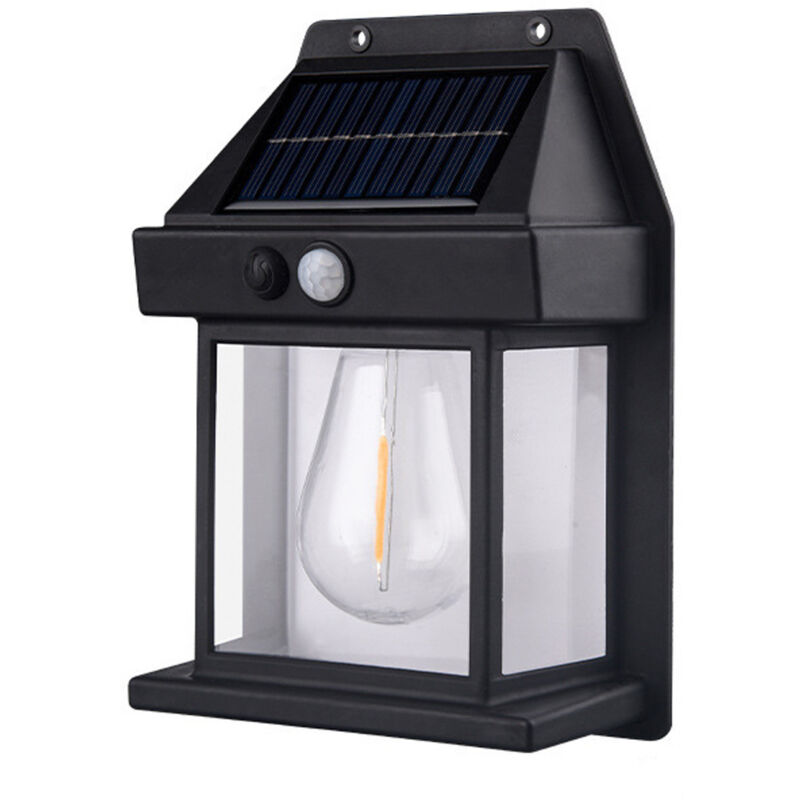 Solar-außenleuchten Mit Dämmerungssensor, Bewegungsmelder, 3 Beleuchtungsmodi, Wasserdichte Solar-wandleuchte, Geeignet Für Garten, Hof, Terrasse, Zaun Und Als Dekoration.