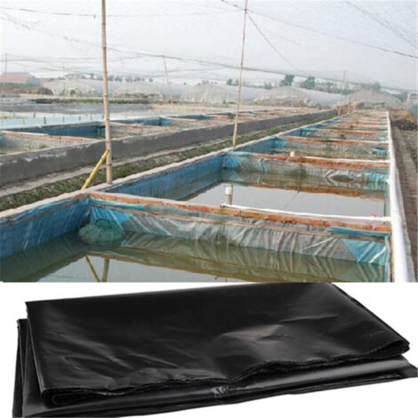 Teichfolie Aus Hochdichtem Polyethylen – 2 M X 3 M – Schwarz – Für Fischteiche, Bäche, Springbrunnen Und Wassergärten
