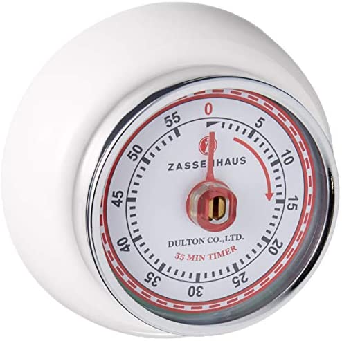 Zassenhaus Mechanischer Magnet-timer Weiß 55 Minuten