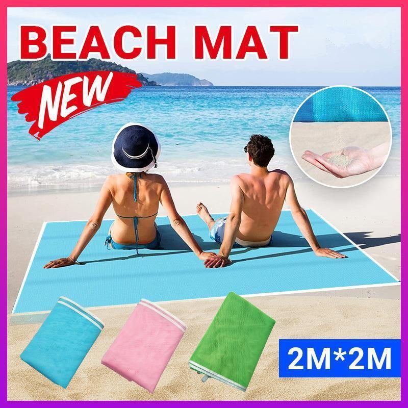 Sandfreie Strandmatte, Magische Sandabweisende Abdeckung, Sand, Schmutz Und Staub, Blau