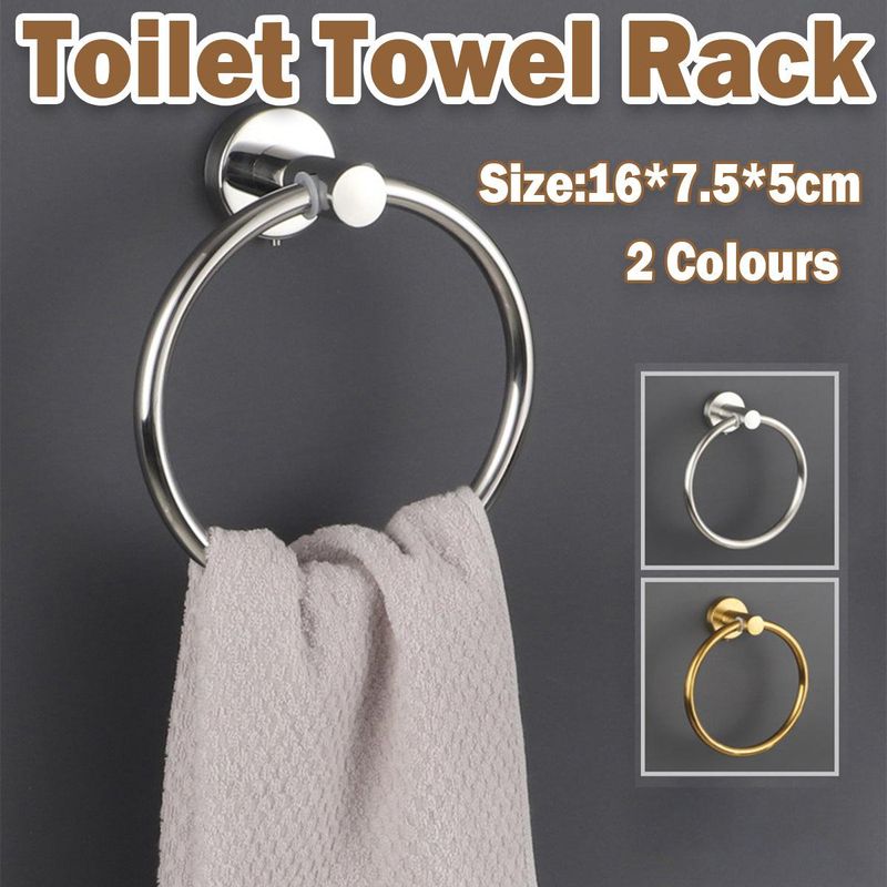 Schwarzer, An Der Wand Montierter Handtuchhalter, Silberner Toilettenpapierhalter