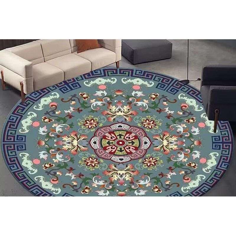 Runde, Rutschfeste Fußmatte Für Zuhause Und Schlafzimmer – Modell 3, 60 X 60 Cm