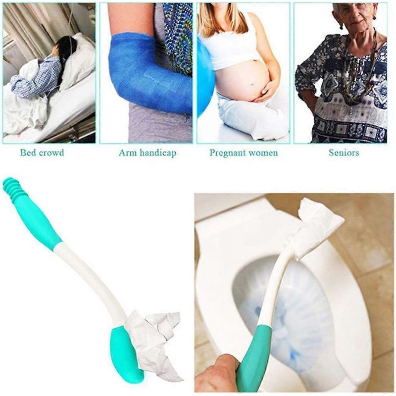 Toilettenwischhilfe, Handtuch Mit Langem Griff, Toilettenpapierhalter Für Ältere Menschen