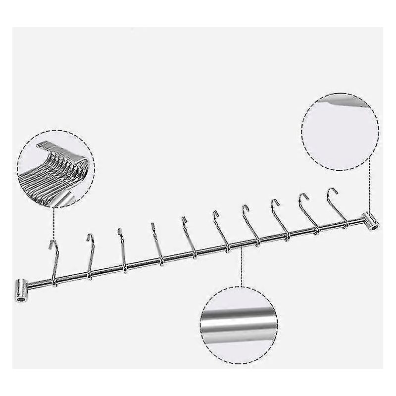 Wandmontierter Küchenutensilienhalter Mit Haken, Küchenregal