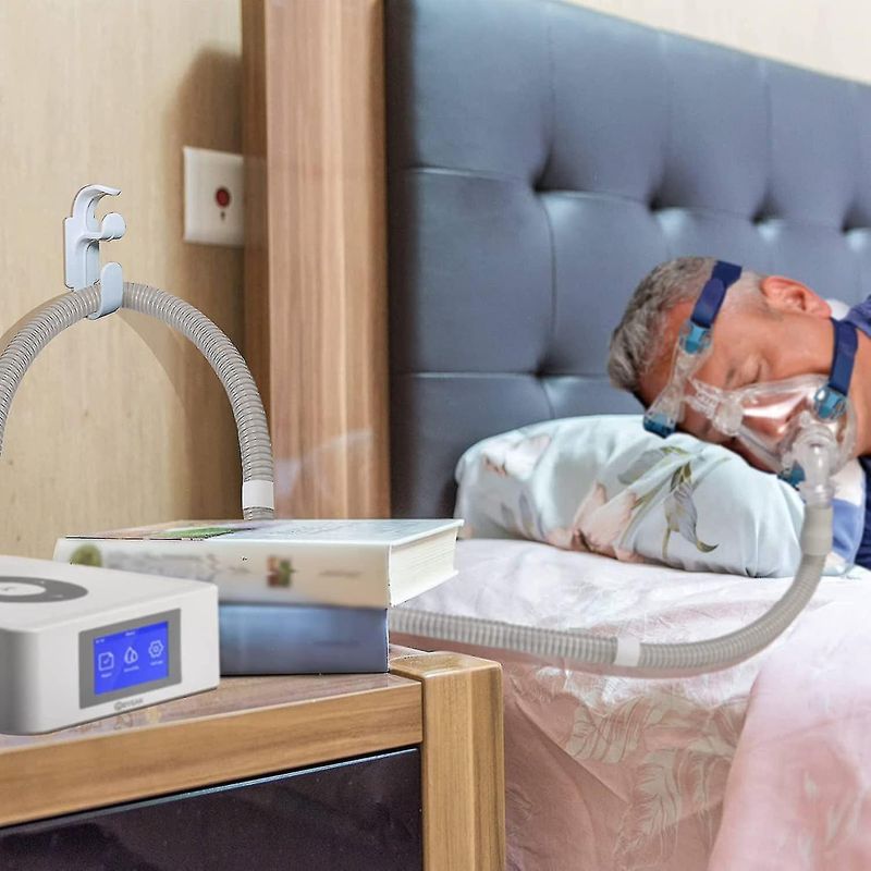 Set Mit 2 Cpap-schlauchhaltern Mit Antirutschfunktion, Cpap-maskenhaken, Cpap-schlauchhalterung