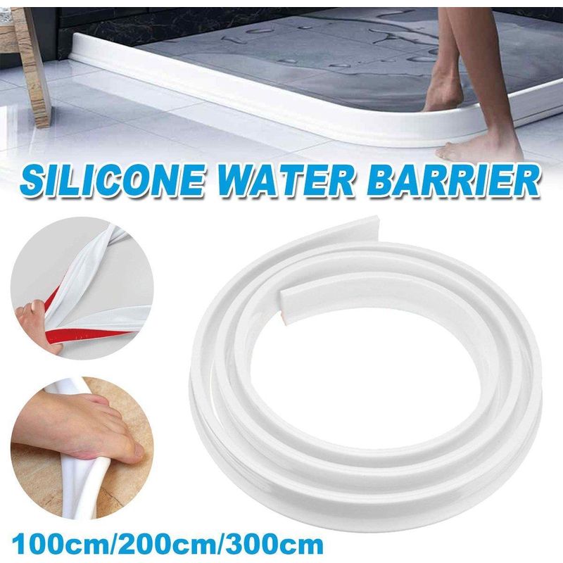 Selbstklebende Silikon-dichtungsleiste Für Dusche Und Badezimmer, 100–300 Cm