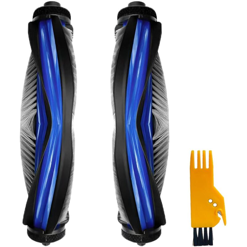 Brosse Principale 2 Pièces Pour Ecovacs Deebot T50 Pro Omni Gen2, T50 Omni, T50 Omni Gen2, T50 Pro Omni, T50 Pro, T80, T30c, X8 Aspirateur, T50 Pro Omni Brosse Principale