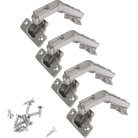 135 Degré Charnière De Porte Pliante D'Angle Pour Placard Cuisine Armoire Meuble Porte À Angle Combiné Lot De 4
