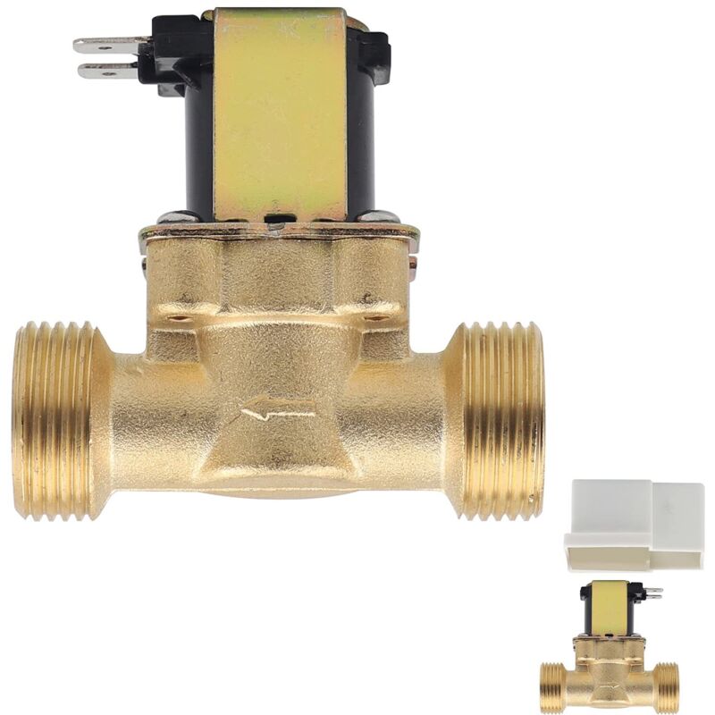 Electrovanne 3/4" Ac 230v Vanne Électromagnétique Électrique Électrovanne Magnétique En Laiton Électrovanne Pour Le Contrôle De L'Eau
