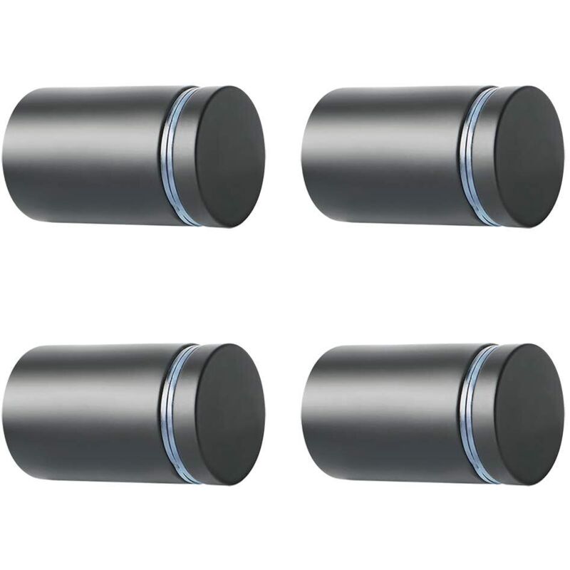 4 Pièces Entretoise De Verre, Supports De Panneaux, 25mm, Support Vis Publicité En Acier Inoxydable, Entretoise Murale Fixations Montage Pour Verre Et Plaques