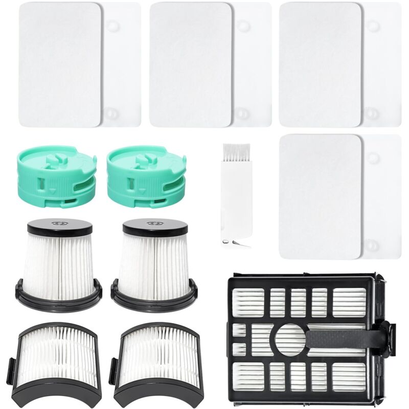 Filtre De Rechange Pour Shark Iw3611/ Iw3612, Pour W3612eu Iw3612amzeu Iw3611eu Iw3611de,ouate Filtrante,filtres En Mousse De Base,jeux De Préfiltres De Base,cartouches Anti-odeurs,filtres Intérieurs
