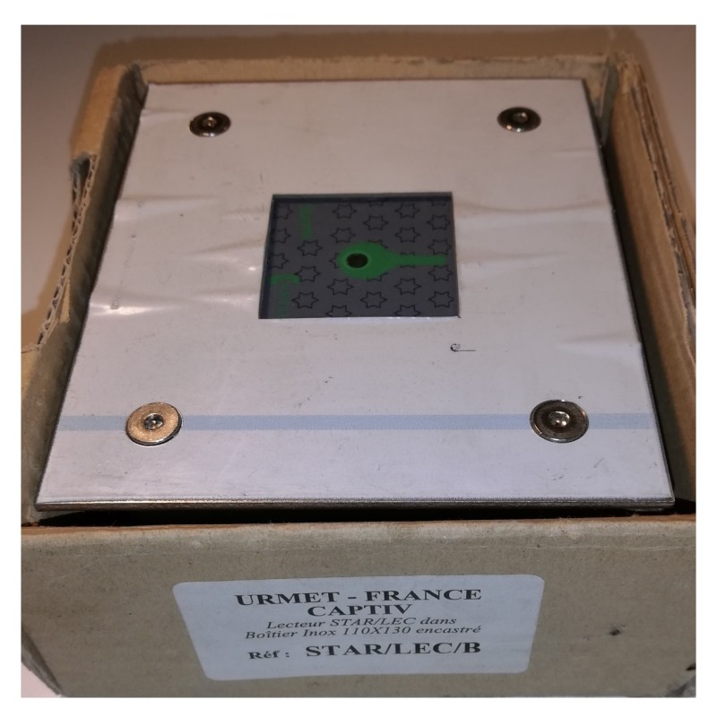 Urmet Star/lec/b Star/lec-leser Im Edelstahlgehäuse – Ø110x130 Einbau