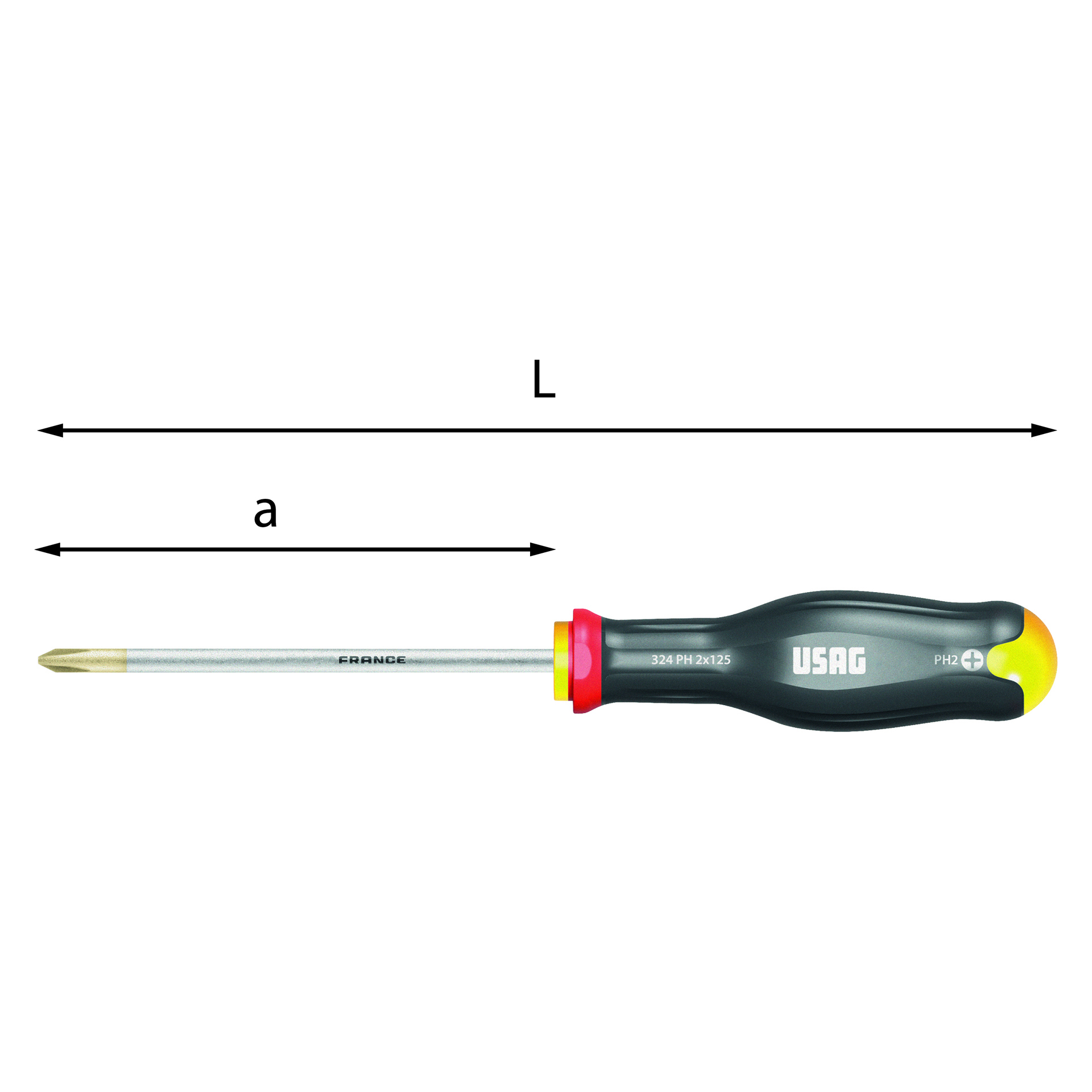 Usag Giraviti Per Viti Con Impronta A Croce Phillips D. 0x75 U03240439