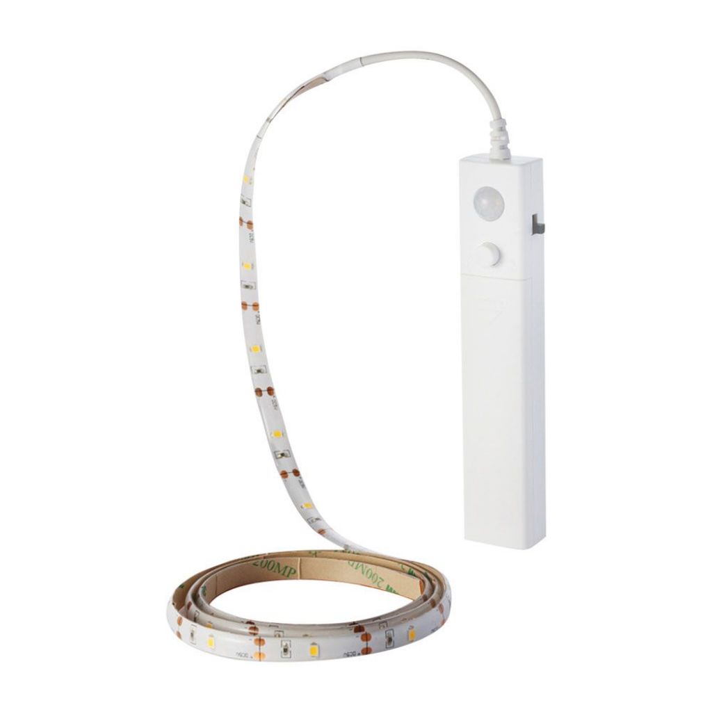 V-tac Vt-8082 2.8w Stellte Geführten Bewegung Pir Sensorstreifen 1m Ip65 Selbst Angetrieben Ein 4000k - Sku 2574