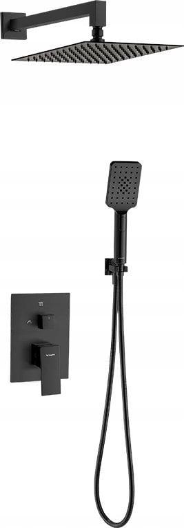 Valvex 2420260 Einbau-duschset In Matt Schwarz