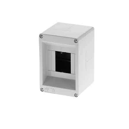 Wandgehäuse Mit Din-schiene 2 Module - 130x55x87 Mm -