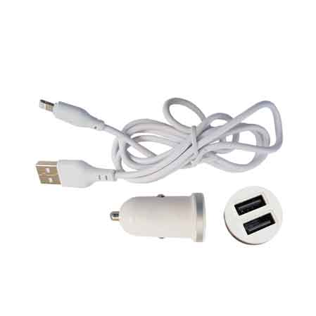 Auto-usb-ladegerät Mit 2,1a Ladekabel - 2 Usb-ports