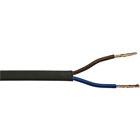 Bipolares Kabel 'schwarz' Querschnitt 2x0,75 Mm