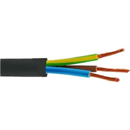 Tripolares Kabel „schwarz“ Querschnitt 3x2,5 Mm