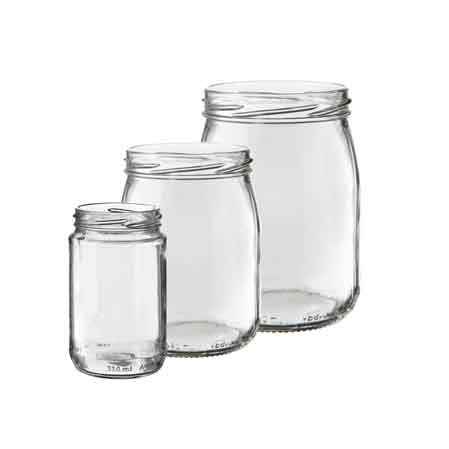 Glasglas Für Konserven 212 Cc - Verschluss Ø 63 Mm