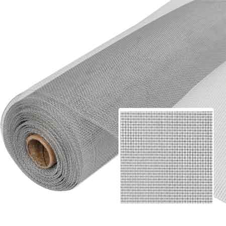 Aluminium-mückennetz 53 H. 80 Cm - Rolle 30 M